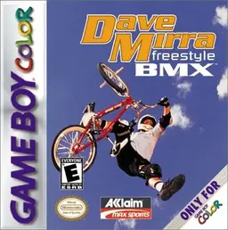 Dave Mirra Freestyle BMX GBC box art