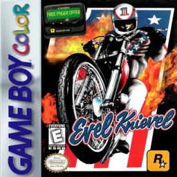 Evel Knievel GBC box art