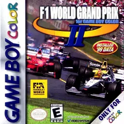 F1 World Grand Prix II for Game Boy Color GBC box art