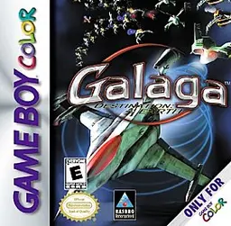 Galaga: Destination Earth GBC box art
