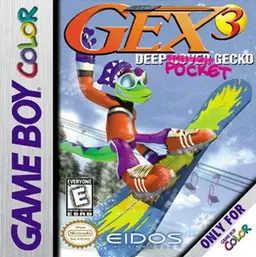 Gex 3: Deep Cover Gecko GBC box art