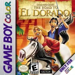 Gold and Glory: The Road to El Dorado GBC box art