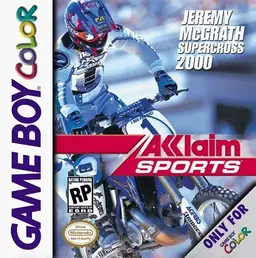 Jeremy McGrath Supercross 2000 GBC box art
