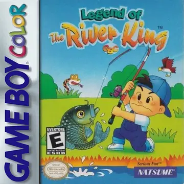 Legend of the River King GBC GBC box art