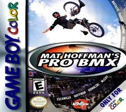 Mat Hoffman's Pro BMX GBC box art