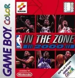 NBA in the Zone 2000 GBC box art