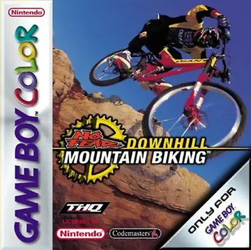 No Fear: Downhill Mountain Biking GBC box art