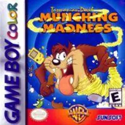 Tasmanian Devil: Munching Madness GBC box art