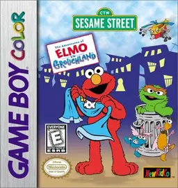 The Adventures of Elmo in Grouchland GBC box art