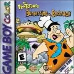 The Flintstones: Burgertime in Bedrock GBC box art