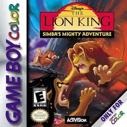 The Lion King: Simba's Mighty Adventure box art