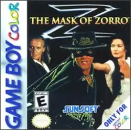 The Mask of Zorro GBC box art