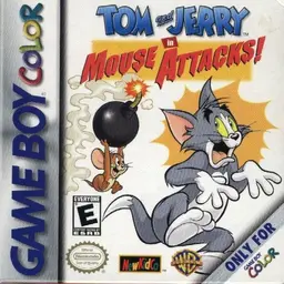 Tom and Jerry in: Mouse Attacks! GBC box art
