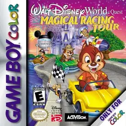 Walt Disney World Quest: Magical Racing Tour GBC box art