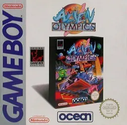 Alien Olympics Game Boy box art