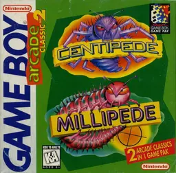 Arcade Classic No. 2: Centipede & Millipede Game Boy box art