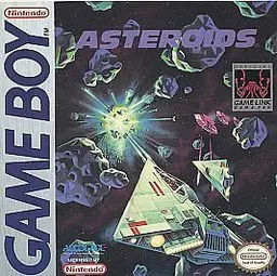 Asteroids Game Boy box art