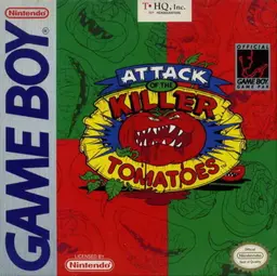 Attack of the Killer Tomatoes Game Boy box art