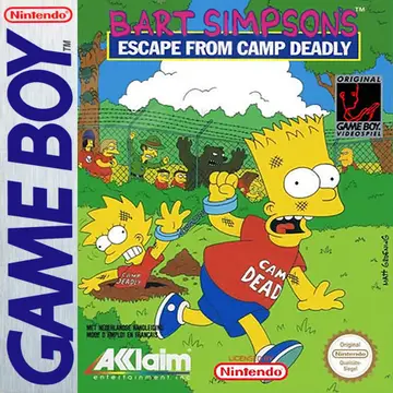 Bart Simpson's Escape from Camp Deadly box art