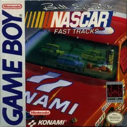 Bill Elliott's NASCAR Fast Tracks Game Boy box art