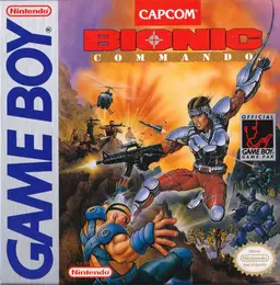 Bionic Commando Game Boy box art