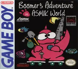Boomer's Adventure in ASMIK World Game Boy box art