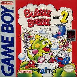 Bubble Bobble Part 2 Game Boy box art