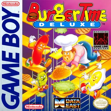Burgertime Deluxe Game Boy box art