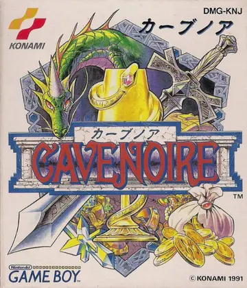 Cave Noire Game Boy box art