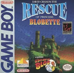 David Crane's The Rescue of Princess Blobette Game Boy box art