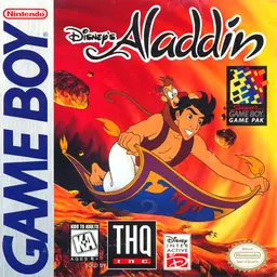 Disney's Aladdin Game Boy box art