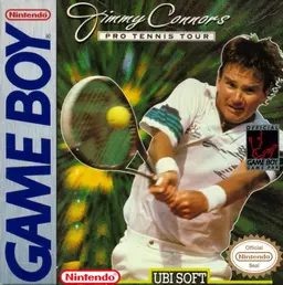 Jimmy Connors Tennis Game Boy box art
