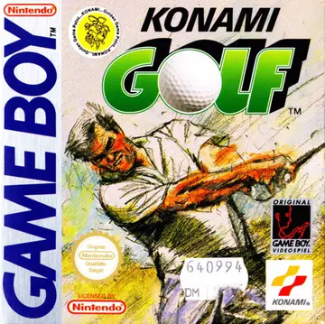 Konami Golf Game Boy box art