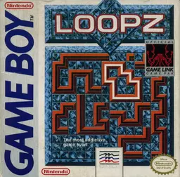 Loopz Game Boy box art