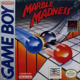 Marble Madness Game Boy box art