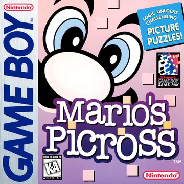 Mario's Picross box art