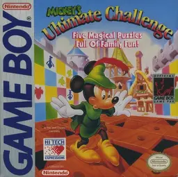 Mickey's Ultimate Challenge Game Boy box art
