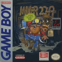 Miner 2049er Starring Bounty Bob Game Boy box art