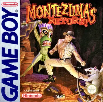 Montezuma's Return! Game Boy box art