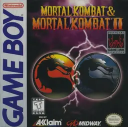 Mortal Kombat & Mortal Kombat II Game Boy box art