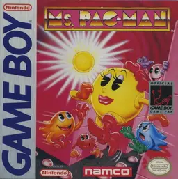 Ms. Pac-Man Game Boy box art