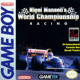 Nigel Mansell's World Championship Game Boy box art