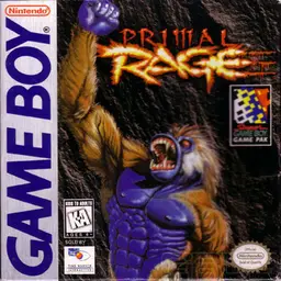 Primal Rage Game Boy box art