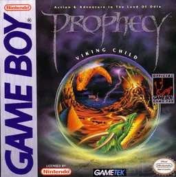 Prophecy: The Viking Child Game Boy box art