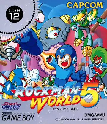 Rockman World 5 box art