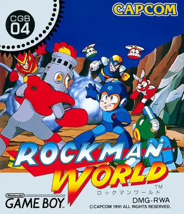 Rockman World Game Boy box art