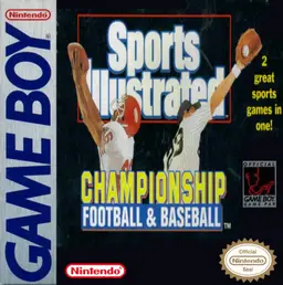 Sports Illustrated: Championship Football & Baseball Game Boy box art
