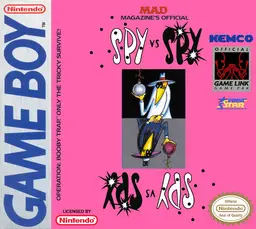 Spy vs Spy: Operation Boobytrap Game Boy box art