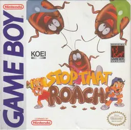 Stop That Roach! Game Boy box art