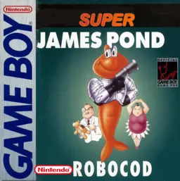 Super James Pond Game Boy box art